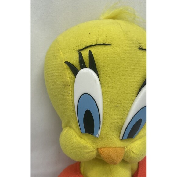 VTG Tweety Bird Warner Bros Halloween Looney Tunes 11” Plush 1997 Stuffed Animal - Picture 7 of 16